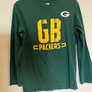 Green Bay Packers Mens Long Sleeve Shirt - Green